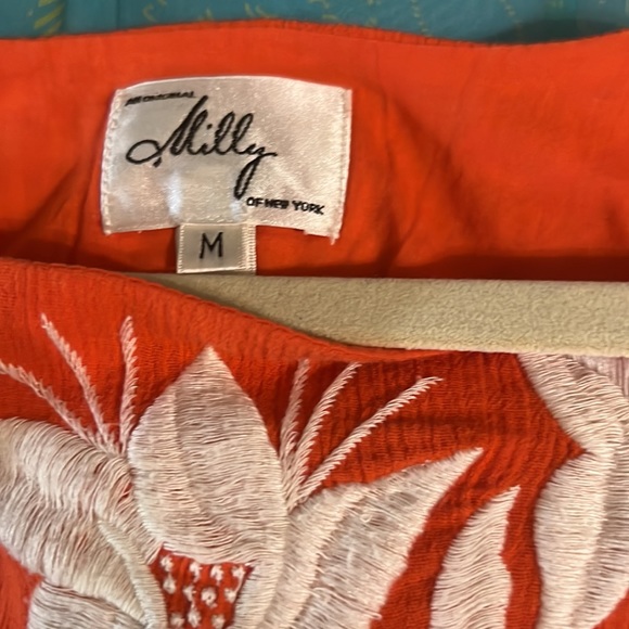 Milly of New York embroidered Gauzy Top~EUC - Picture 4 of 7